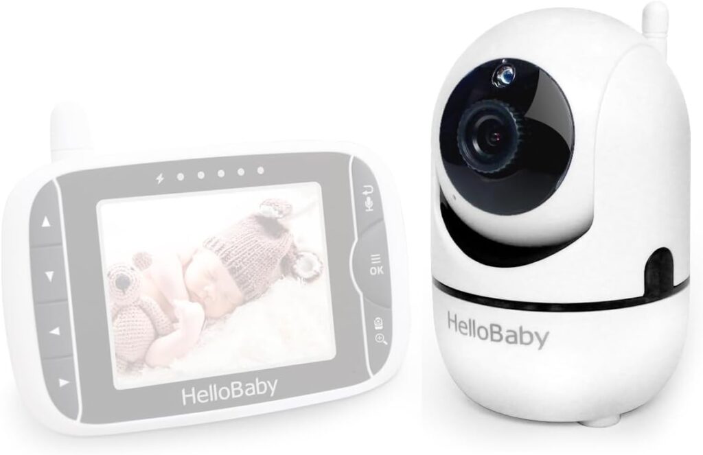 HelloBaby Additional Camera Video Baby Monitor HB65 HB248 (Black)