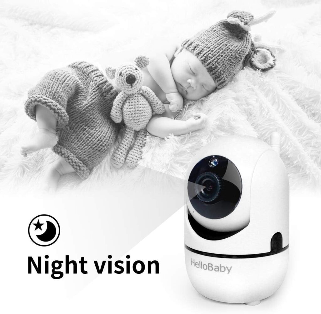 HelloBaby Additional Camera Video Baby Monitor HB65 HB248 (Black)