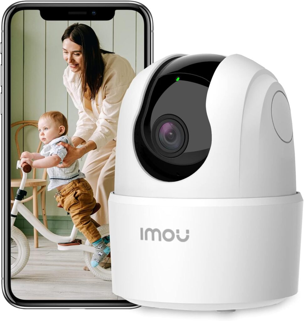 Imou Indoor Security Camera 2K WiFi Camera Home Camera with App, Night Vision, 2-Way Audio, Human Detection, Motion Detection for Baby and Pet Monitor, Sound Detection, Local/Cloud Storage 2.4Ghz