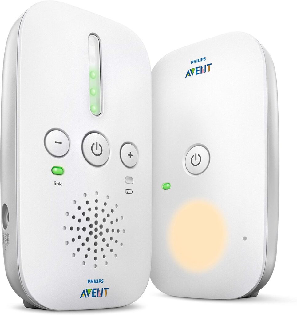 Philips AVENT Audio Baby Monitor DECT, White, SCD502/10