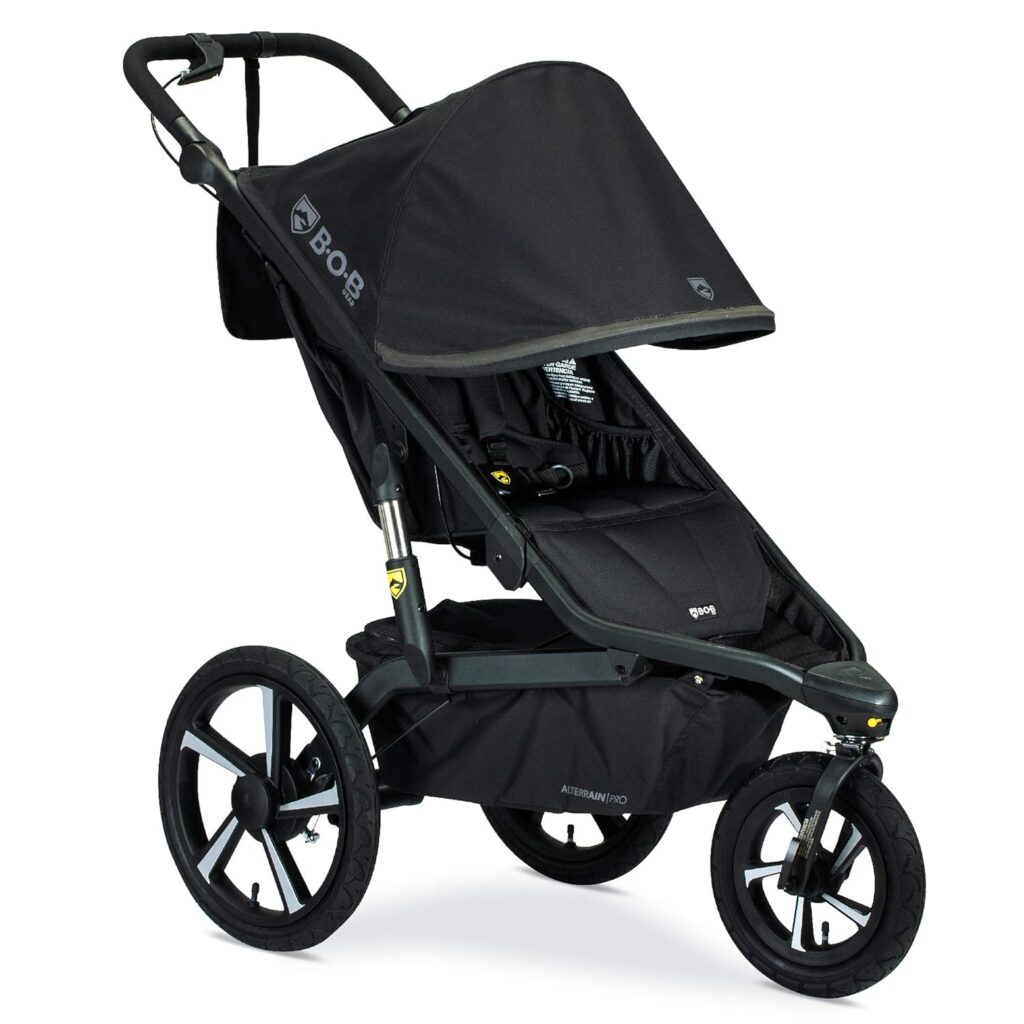 BOB Gear Alterrain Pro Jogging Stroller, Lunar - Ultra-Reflective Accents